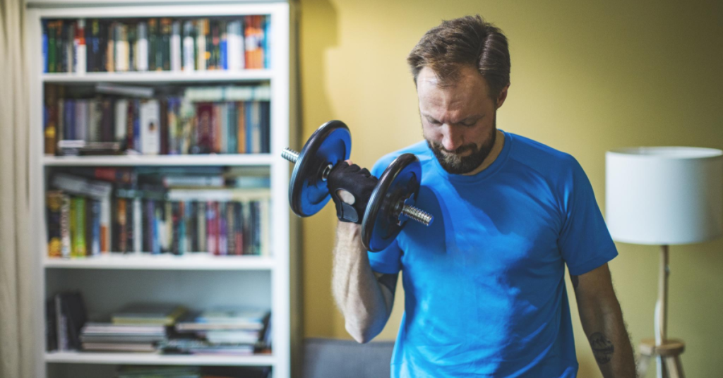 Shoulder Workout at Personal Training Cardiff Gym