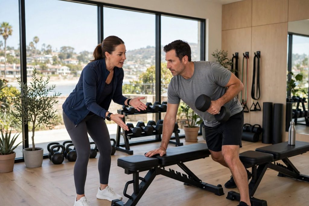 What Is the Difference Between Personal Training & Working Out at a Gym in Del Mar